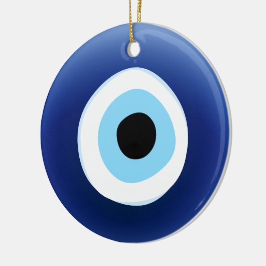 Oogversiering voor het aambeeld keramisch ornament (Links)