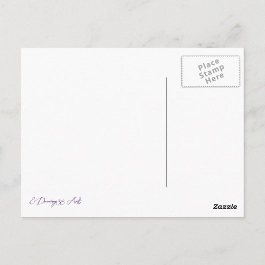 Oogvis en hand Dream Surreal-tekenkunst Briefkaart (Achterkant)