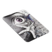 Oogvis en handdroom Surreëlische tekenkunst Magneet (Rechterzijde)