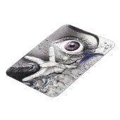 Oogvis en handdroom Surreëlische tekenkunst Magneet (Linkerzijde)