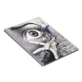 Oogvis en handdroom Surreëlische tekenkunst Notitieboek (Rechterzijde)