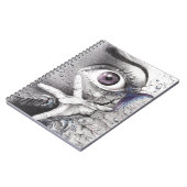 Oogvis en handdroom Surreëlische tekenkunst Notitieboek (Linkerzijde)