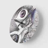 Oogvis en handdroom Surreëlische tekenkunst Ronde Klok (Hoek)