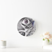 Oogvis en handdroom Surreëlische tekenkunst Ronde Klok (Huis)
