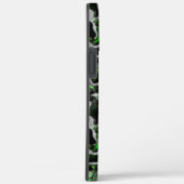 Oogvisachtige kalkgroene textuur, gekerfd in grijs Case-Mate iPhone case (Achterkant / Rechts)