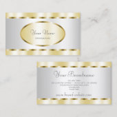 Oogvisserij Gold en Silver Effect Professional Visitekaartje (Voorkant / Achterkant)