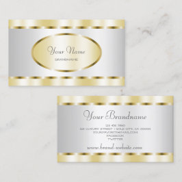 Oogvisserij Gold en Silver Effect Professional Visitekaartje