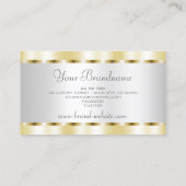 Oogvisserij Gold en Silver Effect Professional Visitekaartje (Achterkant)