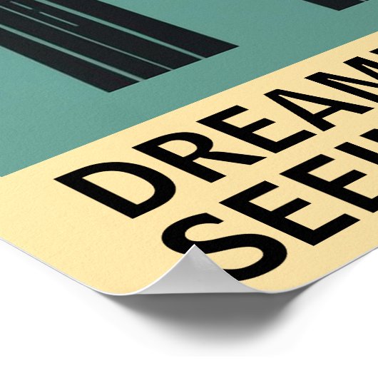 Oogvlinder in het bos -  citaat poster (Hoek)