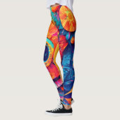 Oogvormig blad close-up leggings (Links)