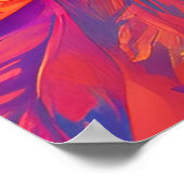 Oogvormig blad close-up poster (Hoek)