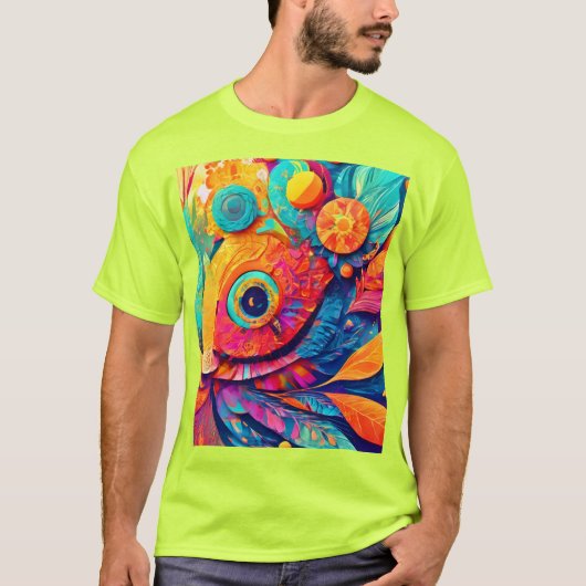 Oogvormig blad close-up t-shirt (Voorkant)