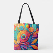 Oogvormig blad Close-Up Tote Bag (Achterkant)