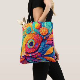 Oogvormig blad Close-Up Tote Bag