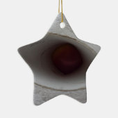 oogvormig gat, gemaakt van papier keramisch ornament (Rechts)