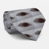 oogvormig gat, gemaakt van papier stropdas (Opgerold)