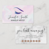 Oogwimpers | Schoonheid Klantenkaartje (Voorkant / Achterkant)