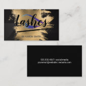 Oogwimpers | Schoonheid van vrouwen Afsprakenkaartje (Voorkant / Achterkant)