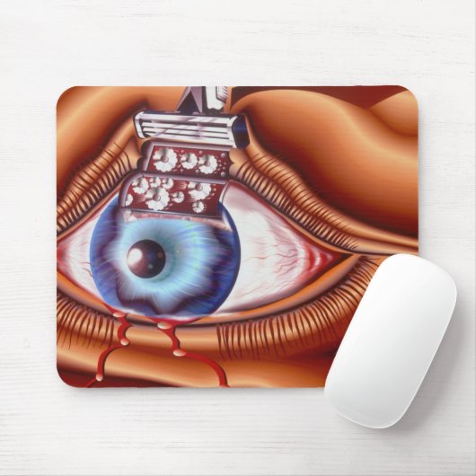 oogwit muismat (Met muis)