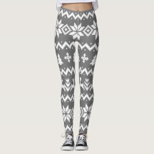 Oogzalig geveegd kerstpatroon Leggings