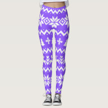Oogzalig geveegd kerstpatroon Leggings
