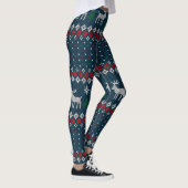 Oogzalig kerstfeest-breidpatroon leggings (Rechts)