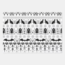 Oogzalig kerstfeest - Halloween print