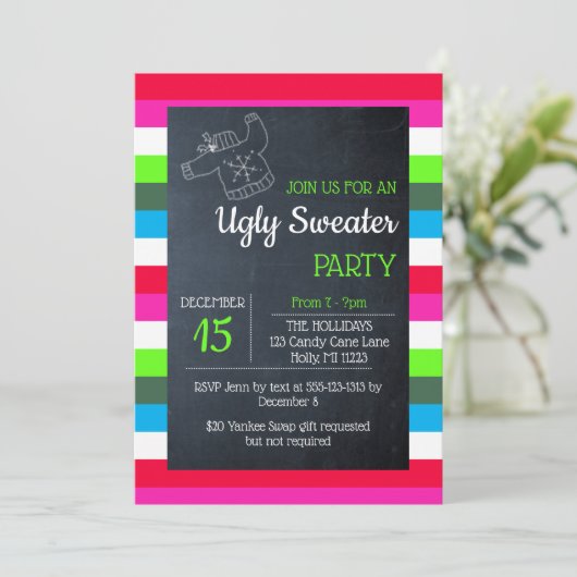 Oogzalig kerstfeest kaart (Staand voorkant)