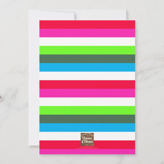 Oogzalig kerstfeest kaart (Achterkant)