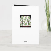 Oogzalig kerstfeest kaart (Achterkant)