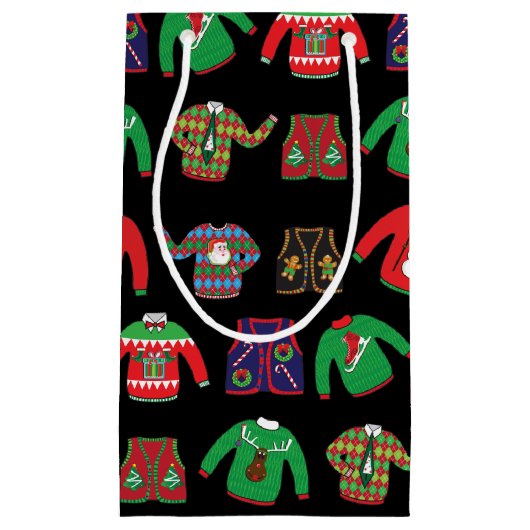 Oogzalig kerstfeestcadeautassen klein cadeauzakje (Voorkant)