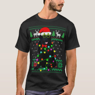Oogzalig kerstlicht Newfoundland Dog Pup T-shirt