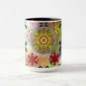 Oogzalig kerstontwerp mok (Midden)