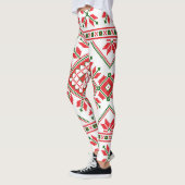 Oogzalig kerstpatroon leggings (Links)