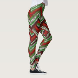 Oogzalig kerstpatroon leggings