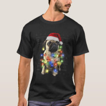 Oogzalig Sweater Photoreal kerstlampjes Pug