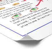 Oogzicht oefent poster uit, ik geef bedankt voor.. (Hoek)