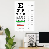 Oogzicht snellen poster (Thuiskantoor)