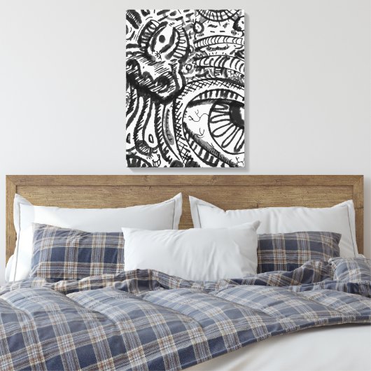 Oogzie Canvas Afdruk (Insitu (Slaapkamer))