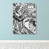 Oogzie Canvas Afdruk (Insitu (Houten vloer))