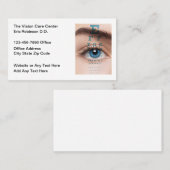 Oogzorg Dokter Vision Center Visitekaartje (Voorkant / Achterkant)