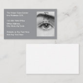 Oogzorg Dokter Vision Center Visitekaartje (Voorkant / Achterkant)