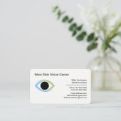 Oogzorg Optometrist Visitekaartjes (Staand voorkant)