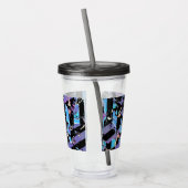 Oogzweer acryl tumbler acryl drinkbeker (Links)