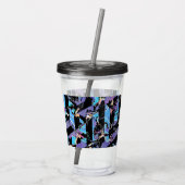 Oogzweer acryl tumbler acryl drinkbeker (Achterkant)