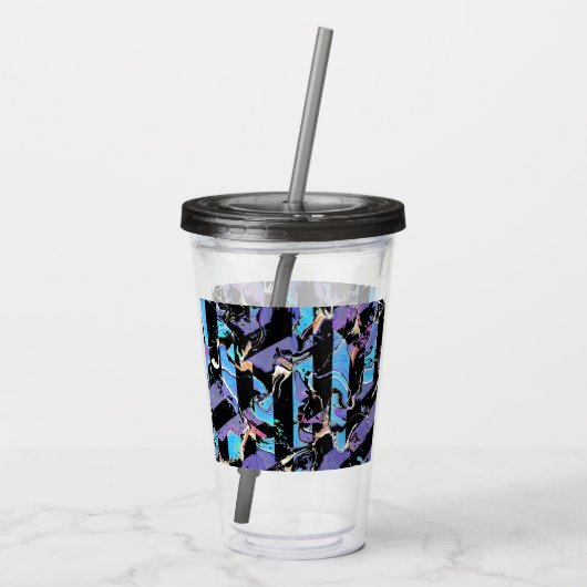 Oogzweer acryl tumbler acryl drinkbeker (Achterkant)