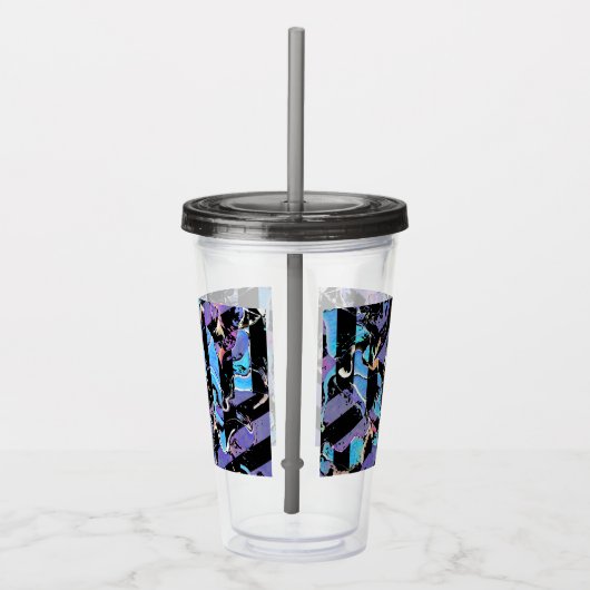 Oogzweer acryl tumbler acryl drinkbeker (Rechts)