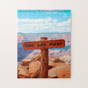 Ooh Aah Point Grand Canyon. Kerstgroeten Legpuzzel