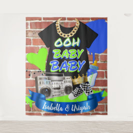 Ooh Baby Baby Hip Hop Baby Shower Fotobehang Wandkleed
