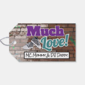 OOH Baby Baby-Hip Hop Geslacht Onthullen Favoriete Cadeaulabel (Achterkant Horizontaal)